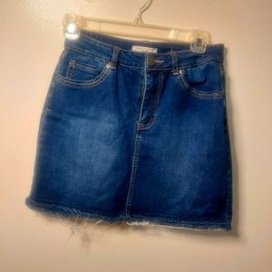 COPPER KEY DENIM SKIRT